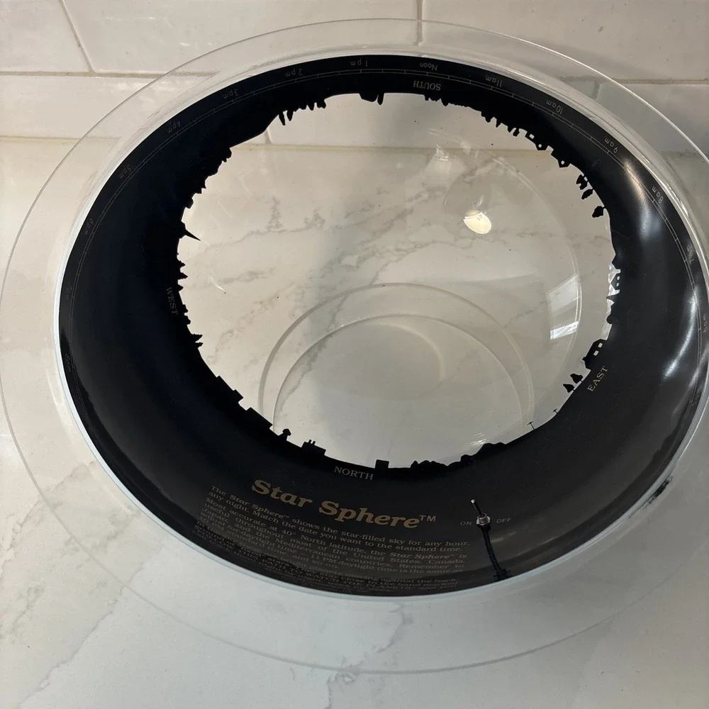 Vtg Rare Spherical Concepts North Star Sphere Globe 